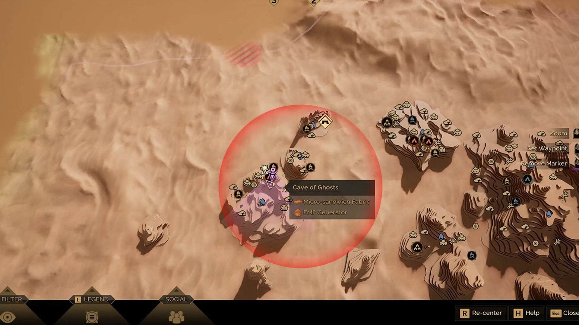 Desert ruins: These areas are rich with lootable containers and patrols